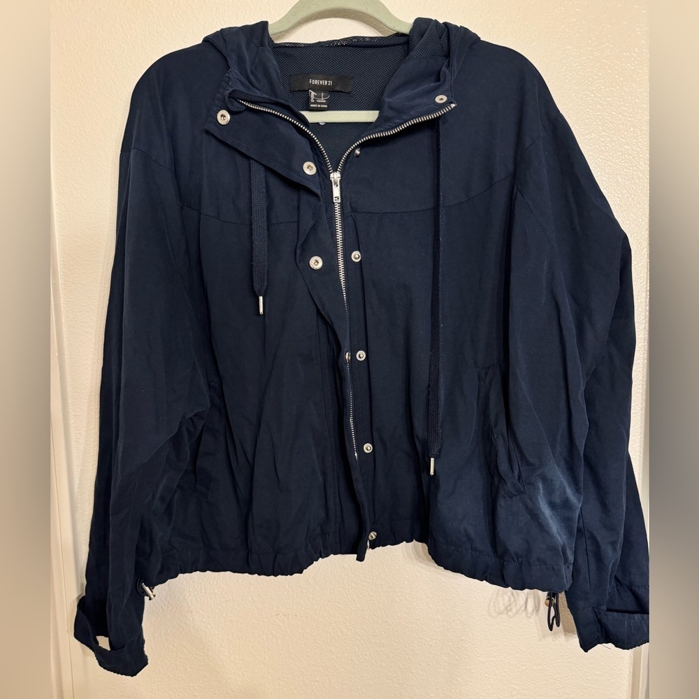 Forever 21 Navy Blue Women's Jacket